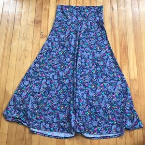 LuLaRoe Maxi multicolor size medium